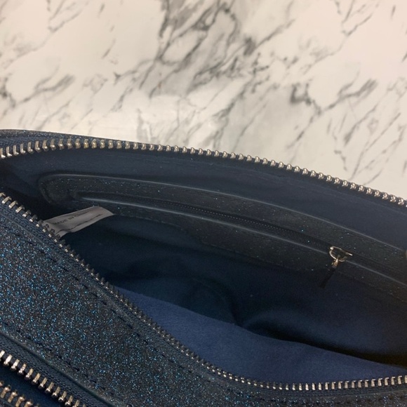 Vintage Havana Lavender Navy Blue Glitter Cross Body - Picture 8 of 10